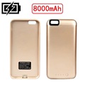 Free shipping New 8000mAh External Backup Battery Charger Power Case for iPhone 6 plus 6s plus