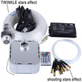 32W RGB 28key RF remote TWINKLE LED Fiber Optic Star Ceiling Light Kit 400pcs 0 75