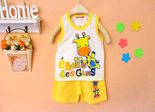 New Baby Children Clothing Set T shirts Girls Boys Tshirt Pants Undershirt Shorts Kids Pajama Set