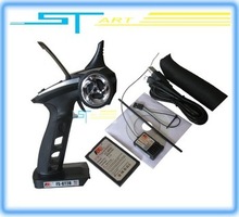 2013 Flysky FS-GT2B FS GT2B 2.4G 3CH Gun RC Transmitter & Receiver W/ TX battery + USB Cable Charger Up GT2 Free Shipp girl gift