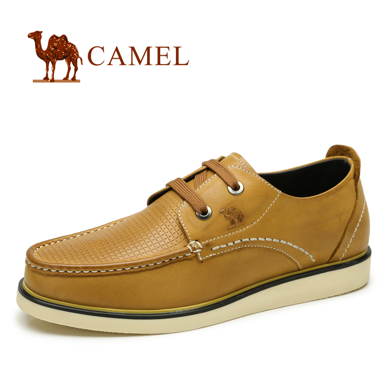 Camel camel shoes casual wear-resistant men's male leather shoes male genuine leather commercial casual shoes