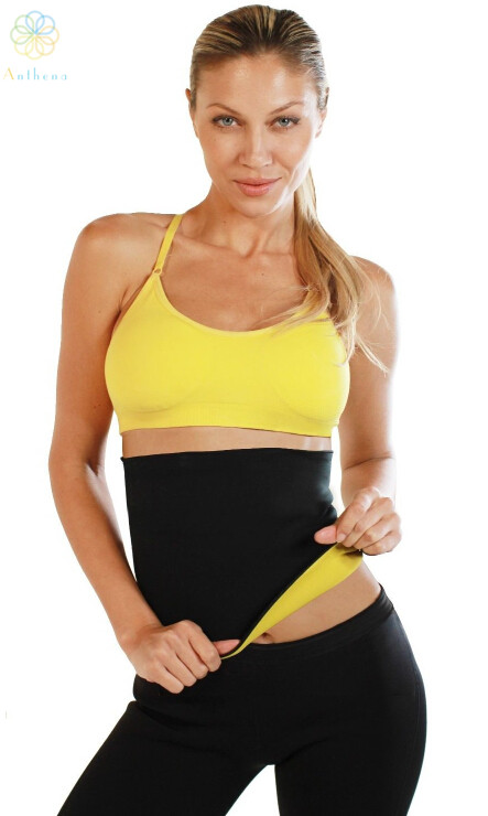 Image of Women bodybuilding belt 2016 new running sports tights fitness waistband lycra elastic training support waistband gym belt