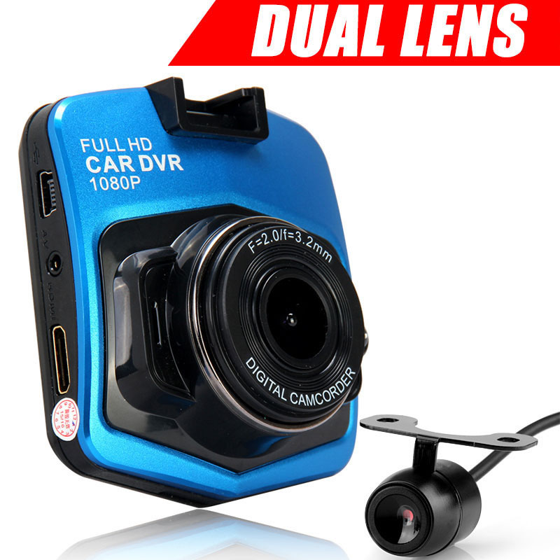 Image of Original Novatek Mini Car DVR GT300 Dual Camera Lens Full HD 1080P Video Registrator Night Vision Black Box Two Car cameras