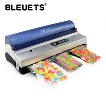 Free shipping brand automatic vacuum packaging machine sealing machine wet and dry cutting with cutting knife packaging bag