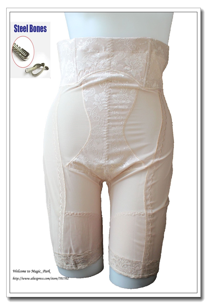 4X-6X 2015 New Summer Mesh Steel Boned Plus size High Waist Sexy Floral panty shaper Legs Shaper Body shapers Waist Shaper panty (5).jpg