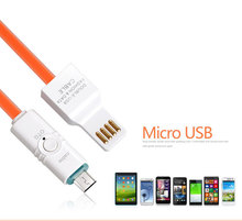 New Brand Multi Function LED Micro USB OTG Cable For Android Data Line Original Charger Cable