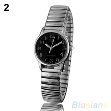 Couple Lover Watch Men Women Design Vintage Alloy Quartz Analog Stretchable Wrist Watch 1LT1