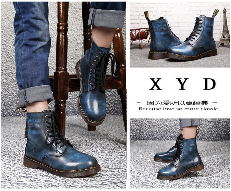 Top Quality Autum Winter Martin Shoes Fashion Waterproof Genuine
