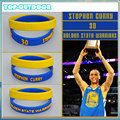 2pcs set Silicone Wristband Bracelet Bangle Basketball Star Stephen Curry James Kobe Jordan Power Bands
