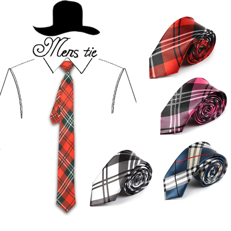 5 cm width 4 Colors Scottish Plaid striped Scottish font b tartan b font pattern men