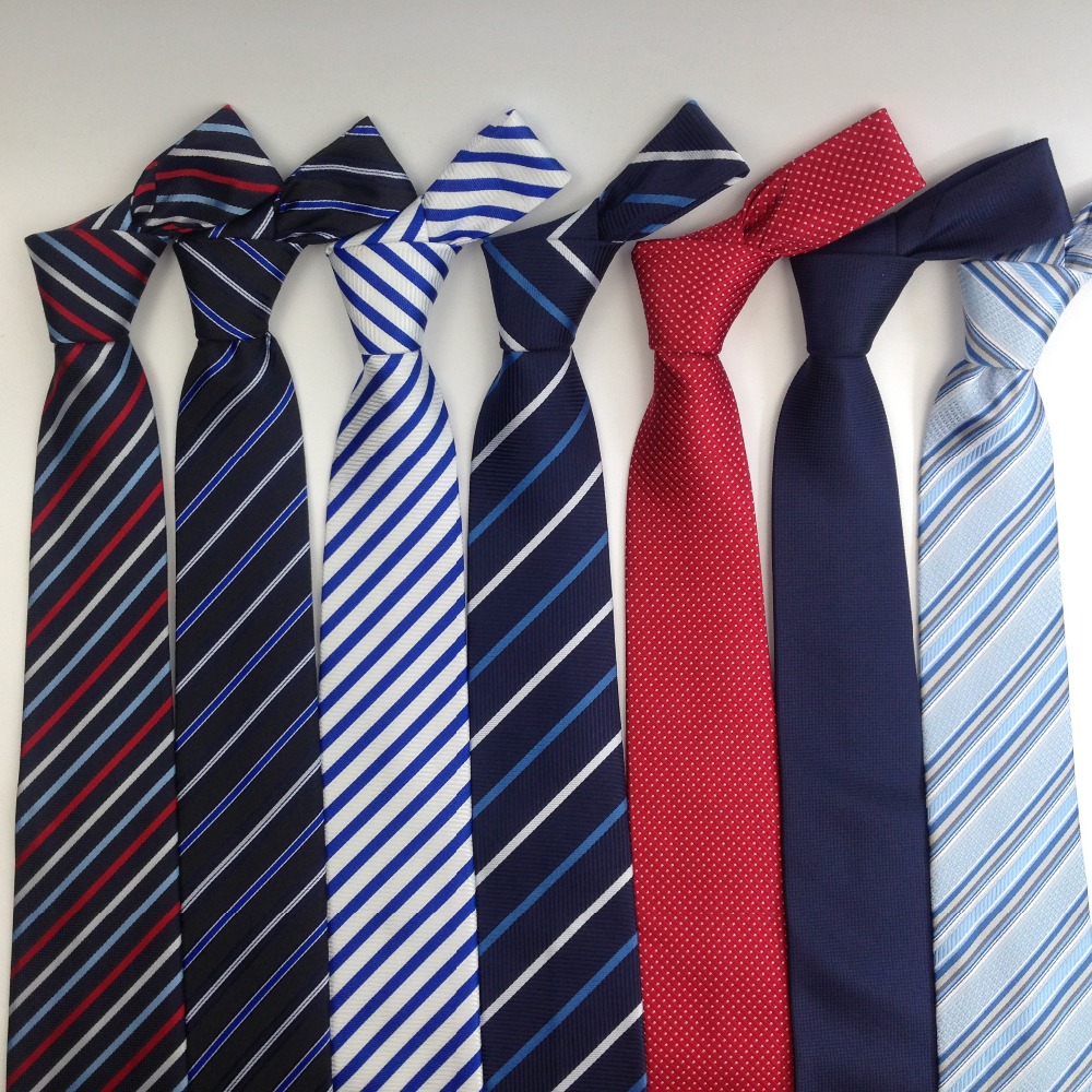 Image of 20 style Formal business wedding Classic men tie stripe grid 8cm Silk corbatas Fashion Accessories men necktie ld-17
