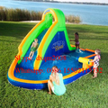 2016 Factory Price Inflatable Water Slide Pool Jumping Bouncer Castle With Air Blower Carry Bag
