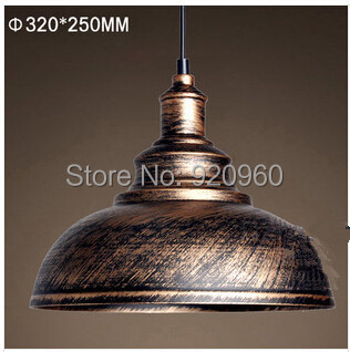 Simple Retro Creative Restaurant Single Head Iron Pendant Light American Village Restaurant Vintage Industrial Pendant Lamp