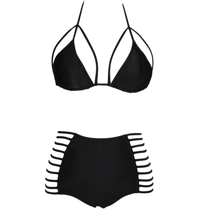 2015-vintage-Bandage-High-Waist-Bikini-Cut-Out-female-bikini-set-sexy-women-swimwear-push-up (1)
