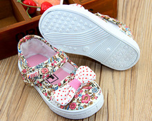 Hot Promotion free shipping girl Canvas Shoes kids Cute Leisure Sports Shoes Sneakers Board Shoe Rubber