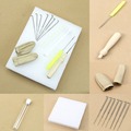 F85 Free Shipping 1set Needle Felting Starter Kit Wool Felt Tools Mat Needle Accessories Craft