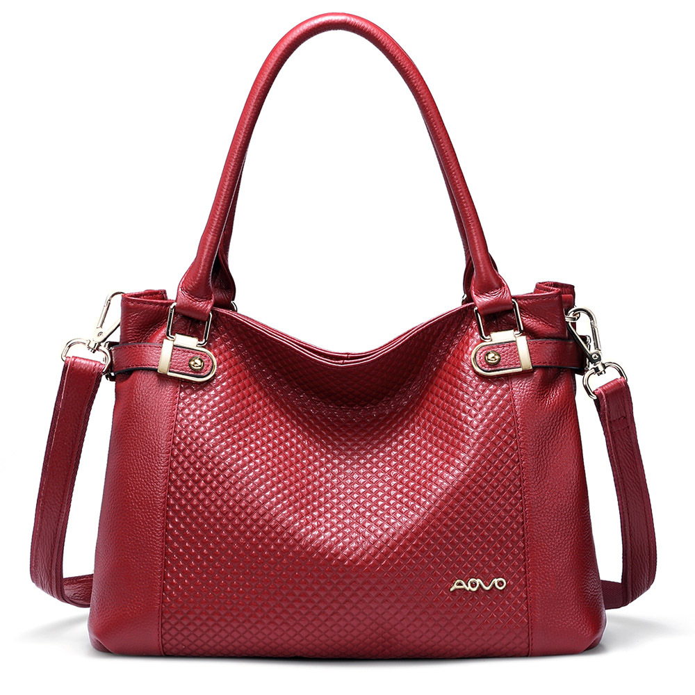 Women Leather Handbags Hot Sale Rushed Bag Large(&gt;50cm) Zipper A Ovo 2015 Women&#39;s Genuine ...