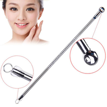 Pro Silver Blackhead Comedone Cleaner Clean Remover Acne Blemish Pimple Extractor Tool Face cleaning care needle