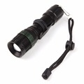 Brand New LED Flashlight Black linternas Skid proof 3000 Lumen Aluminum Alloy Zoomable CREE XM L