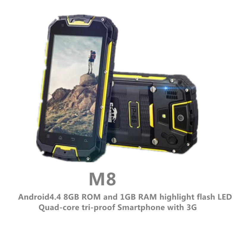 Original Snopow M8 Ip68 Waterproof Dustproof phone smart phone outdoor rugged cell mobile phone WalkieTalkie android