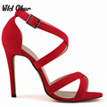 2017 New High heeled Shoes Woman Pumps Wedding Shoes Platform Fashion Women Shoes Red High Heels
