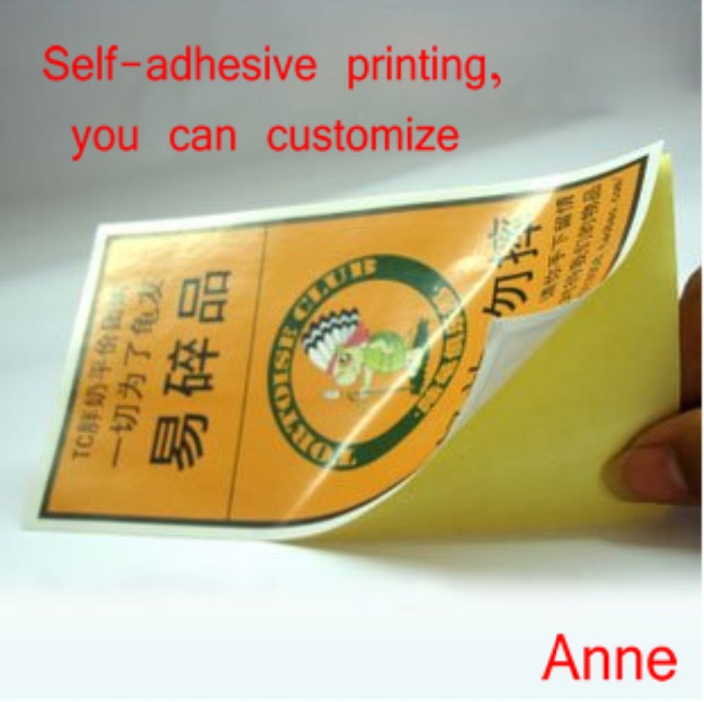 glossy laminated sticker paper adhesive sticker printing full colour