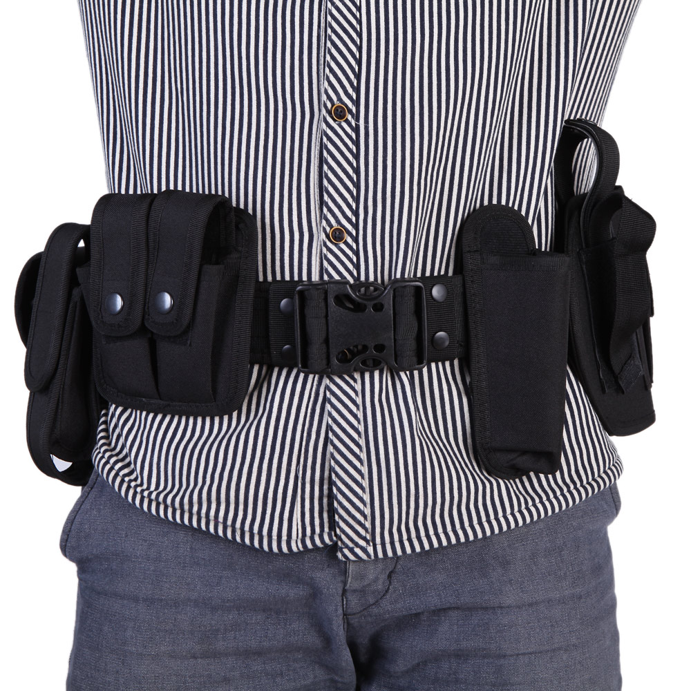 Tactical Police Security Guard Equipment Duty Utility Kit Belt with