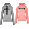 Fashion Women Loose Cotton Casual Winter Hooded Jacket Coat Sportwear