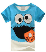 2015 Spring Summer 100 Cotton Children Short Sleeve T Shirts Kids Clothing Tees Baby Boy Girl