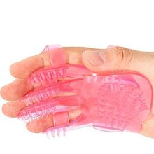 Pet Dog Fingers Type Bath Brush Pet Cat Massage Supplies Palm Brush Puppy Combing Dog Cleaning Supplies Grooming Tools Products
