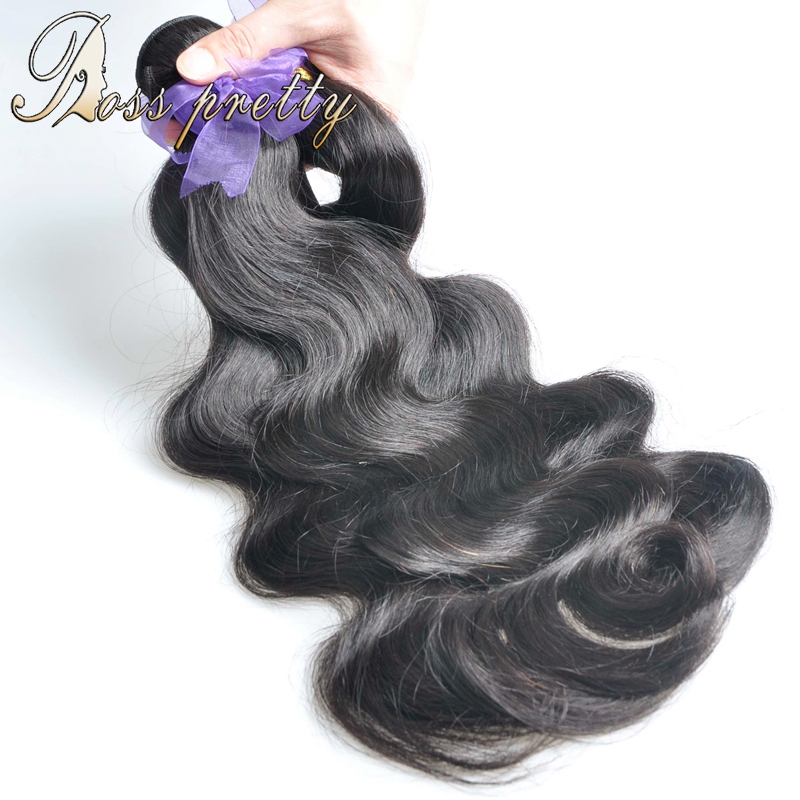 Image of 3pcs Brazilian body wave natural black Brazilian Virgin Hair weave human hair extension Grade 7A Quality brazilian hair bundles