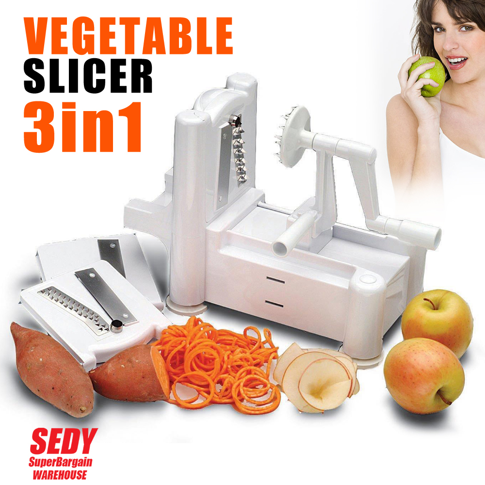 1/set 2016 new and essential tri-blade   slicer cutter     
