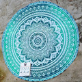 New 150cm Indian Vintage Round Tapestry Wall Hanging Tablecloth Beach Throw Towel Yoga Mat Boho Beach