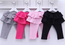 Baby clothing the new children leggings baby infant tutu bottoming culottes 100% cotton