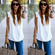 Women Summer Chiffon Shirts O-neck Butterfly Sleeve White Shirt Tops Elegant Leisure Blouses Hot Sale