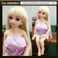 Top quality 65cm mini size cute anime sex doll low price real silicone sex toy for
