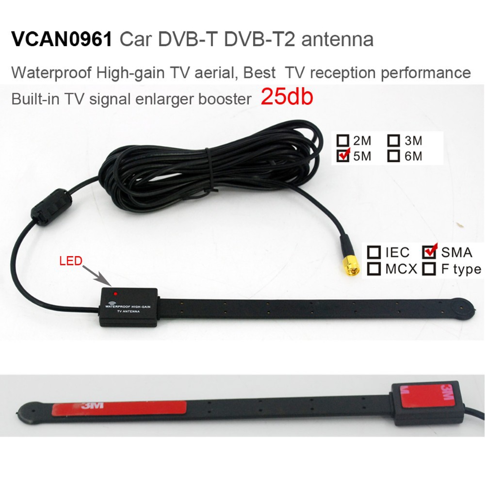 VCAN0961_Car_DVB-T_DVB-T2_antenna_Waterproof_High-gain_TV_aerial-1