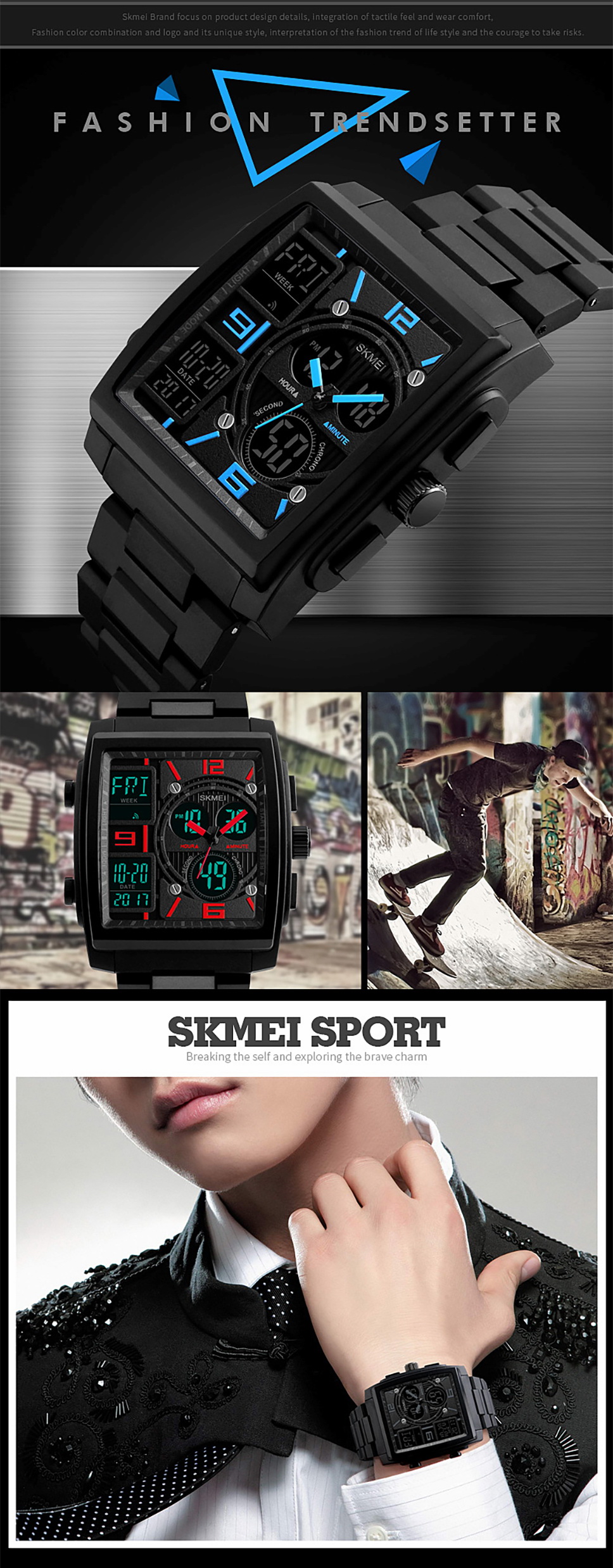 skmei wrist watch 1274