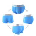 5pcs lot brand Men s boxers underwear pants wholesale manufacturers boxer modal silver edge youth men