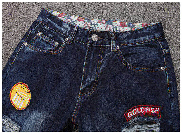 hole jeans vintage washed ripped (1)
