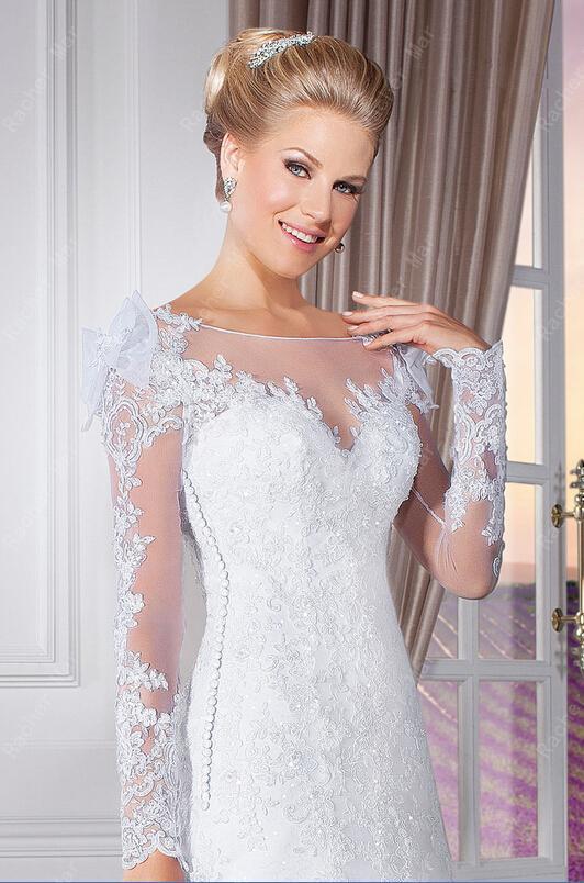 wedding dress see through