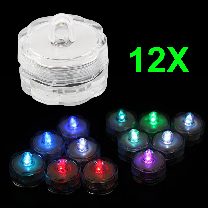 12pcs super bright submersible waterproof mini led tea 12pcs super bright submersible waterproof mini led tea