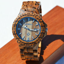 49 MM súper hombres reloj de pulsera hombres de la voga 2014 distinguido muñeca de madera del reloj hombre reloj grande