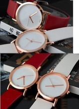 Hot 2015 Classics Pattern round watch women Casual Luxury Leather party Hour Crystals Quartz Women dress