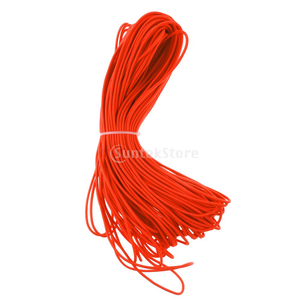 Aodaer Bungee Shock Cords Elastic Band Nylon Cords Heavy Stretchy String Rope for Marine Kayak Tie Down Trailer Strap or DIY Applications 1//4 inch x 12 feet, black