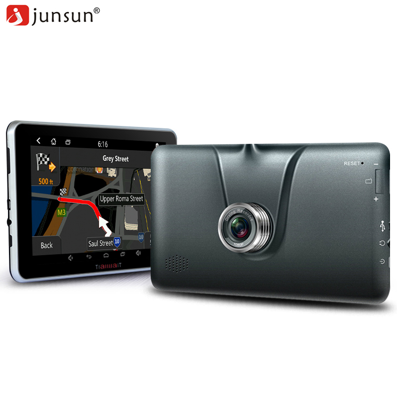 New 7 inch Car GPS Navigation Android 16GB FHD 1080P DVR Camera Recorder Bluetooth MT8127 Quad