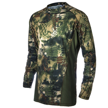 Military Camouflage Hunting Clothes Airsoft T-shirt Outdoor Sports Camping Hiking Survival Shirt Tactical Suit Paintball Gear