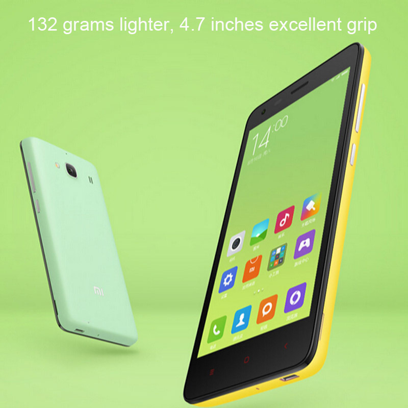 Original Xiaomi Redmi 2A 8GBROM 1GBRAM 4 7 inch Android 4 4 SmartPhone Mali T628 Dual