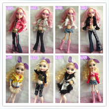 Caliente venta actualizado Monster Doll visten la ropa de mezclilla de moda trajes estilos mezclados ropa vestidos conjuntos para muñecas Monster High