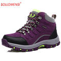 Winter hiking shoes women outdoor waterproof climbing boots mountain zapatillas trekking mujer warm men snow boots